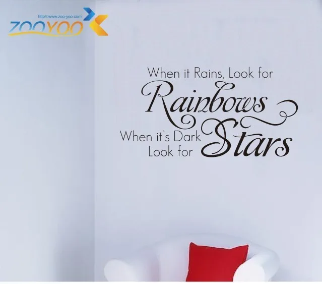 Rainbow stars elegant letter decorations decorations Wall mural vinyl stickers
Rainbow stars elegant letter decorations decorations Wall mural vinyl stickers