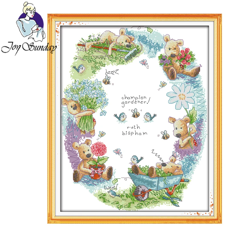 Joy Sunday,The gardener,Cross stitch embroidery,printing embroidery kit,Printed cross stitch,Cartoon picture cross stitch set
Joy Sunday,The gardener,Cross stitch embroidery,printing embroidery kit,Printed cross stitch,Cartoon picture cross stitch set