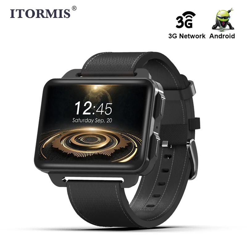 ITORMIS Android Bluetooth Смарт-часы телефон Smartwatch Спорт с 3G Wifi GPS WhatsApp большой аккумулятор