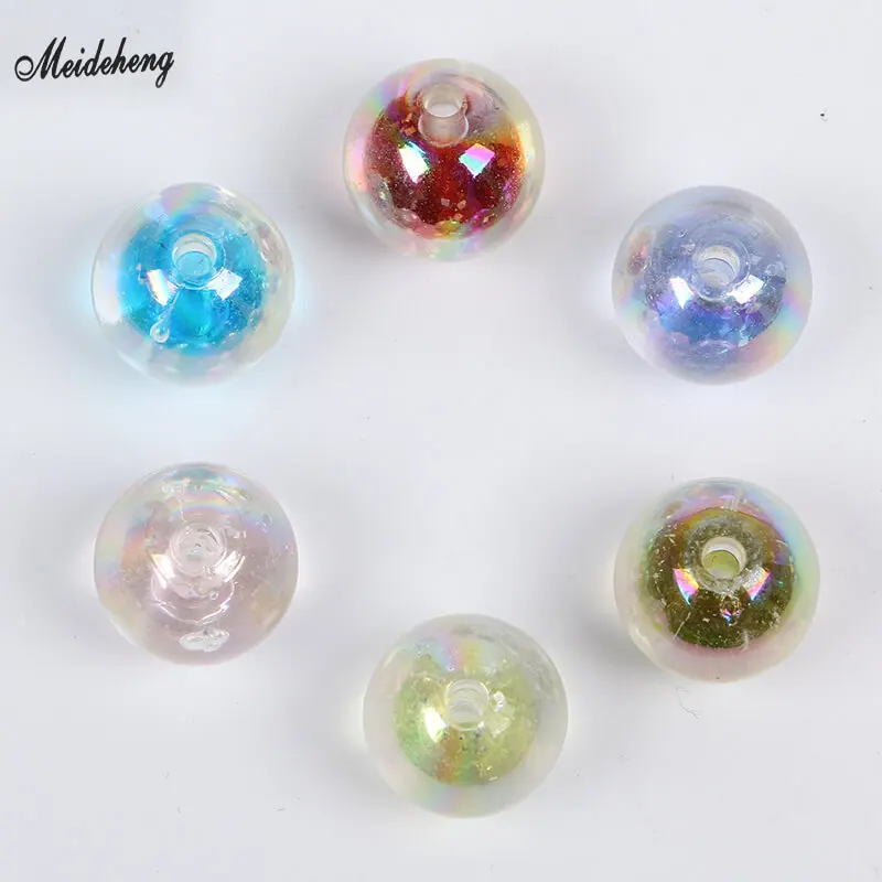 Acrylic Rainbow Inner Color Beads In Beads for Jewelry Making Shining Powder DIY Hair Rope Kindergarten Beads Necklace Accessory
Acrylic Rainbow Inner Color Beads In Beads for Jewelry Making Shining Powder DIY Hair Rope Kindergarten Beads Necklace Accessory