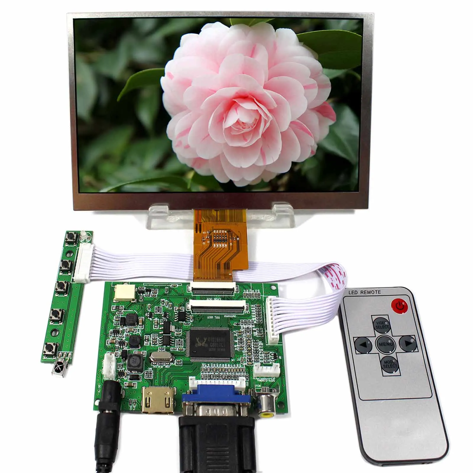 H DMI + VGA + 2AV ЖК-дисплей плата контроллера с 7 дюймов 1024x600 AT070TNA2 ЖК-дисплей Экран
H DMI + VGA + 2AV ЖК-дисплей плата контроллера с 7 дюймов 1024x600 AT070TNA2 ЖК-дисплей Экран