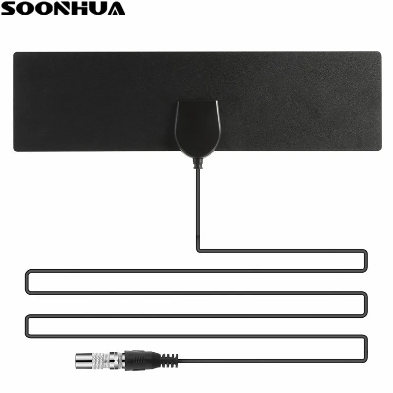 SOONHUA HD Digital Indoor TV Antenna HD Flat Design 20 dBi Gain Amplified 25 Miles Range HD TV DTV Box Digital Antenna 3m Cable
SOONHUA HD Digital Indoor TV Antenna HD Flat Design 20 dBi Gain Amplified 25 Miles Range HD TV DTV Box Digital Antenna 3m Cable