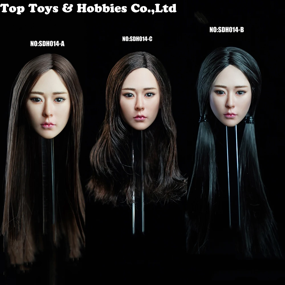 SUPER DUCK SDH014 1/6 Scale Asian beauty Girl Head Carved Model with long plant hair for female pale seamless Body
SUPER DUCK SDH014 1/6 Scale Asian beauty Girl Head Carved Model with long plant hair for female pale seamless Body
