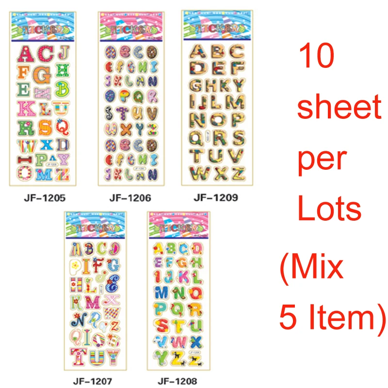 10 листов обучающих детских наклеек SAILEROAD с буквами A B C, 3D Мультяшные ПВХ Пузырьковые наклейки для девочек и мальчиков, подарок на день рождения для детей 
10 листов обучающих детских наклеек SAILEROAD с буквами A B C, 3D Мультяшные ПВХ Пузырьковые наклейки для девочек и мальчиков, подарок на день рождения для детей