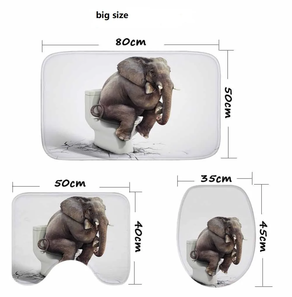 New 3PCS 3D Cobblestone Dolphin Lid Toilet Seat Cover wc Pedestal Rug Bathroom Mat Carpet for Household Car Seat restroom
New 3PCS 3D Cobblestone Dolphin Lid Toilet Seat Cover wc Pedestal Rug Bathroom Mat Carpet for Household Car Seat restroom