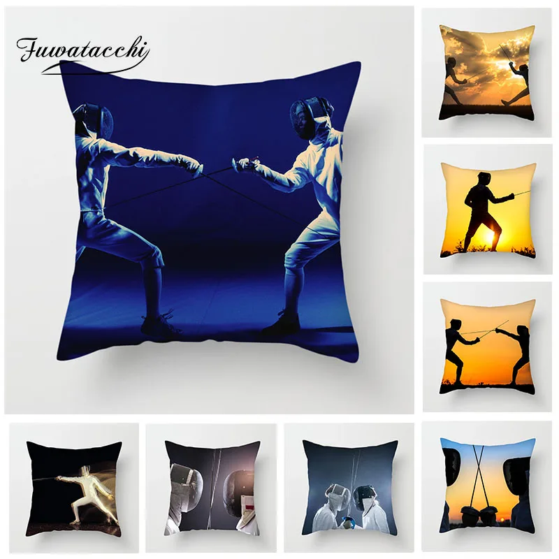 Fuwatacchi Sports Fencing Cushion Cover Fencing Art Printed Pillow Cover Linen White Pillowcases Decor Home Sofa Living Room
Fuwatacchi Sports Fencing Cushion Cover Fencing Art Printed Pillow Cover Linen White Pillowcases Decor Home Sofa Living Room