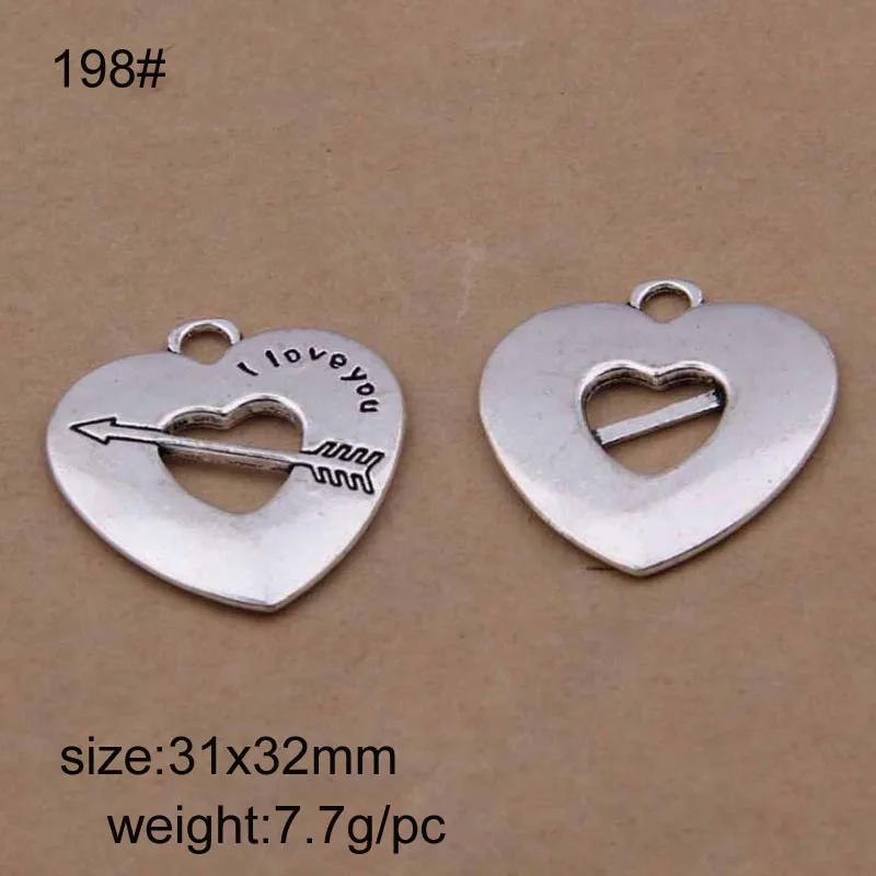 15pcs 31x32mm Vintage Tibetan Silver Alloy Heart Charms Pendant Fit For DIY Bracelet Necklace
15pcs 31x32mm Vintage Tibetan Silver Alloy Heart Charms Pendant Fit For DIY Bracelet Necklace
