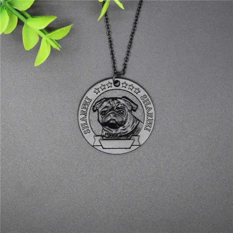Elfin New Vintage Retro Chinese Shar Pei Necklaces High Quality Chinese Shar Pei Pendant Necklaces Women Pet Dog Pendant Jewelry
Elfin New Vintage Retro Chinese Shar Pei Necklaces High Quality Chinese Shar Pei Pendant Necklaces Women Pet Dog Pendant Jewelry
