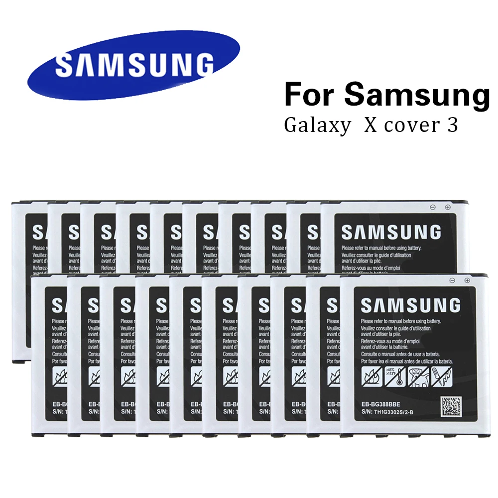 20pcs Original Batteries For Samsung Galaxy Xcover 3 G388 EB-BG388BBE With NFC 2200mAh Real Capacity Wholesale
20pcs Original Batteries For Samsung Galaxy Xcover 3 G388 EB-BG388BBE With NFC 2200mAh Real Capacity Wholesale