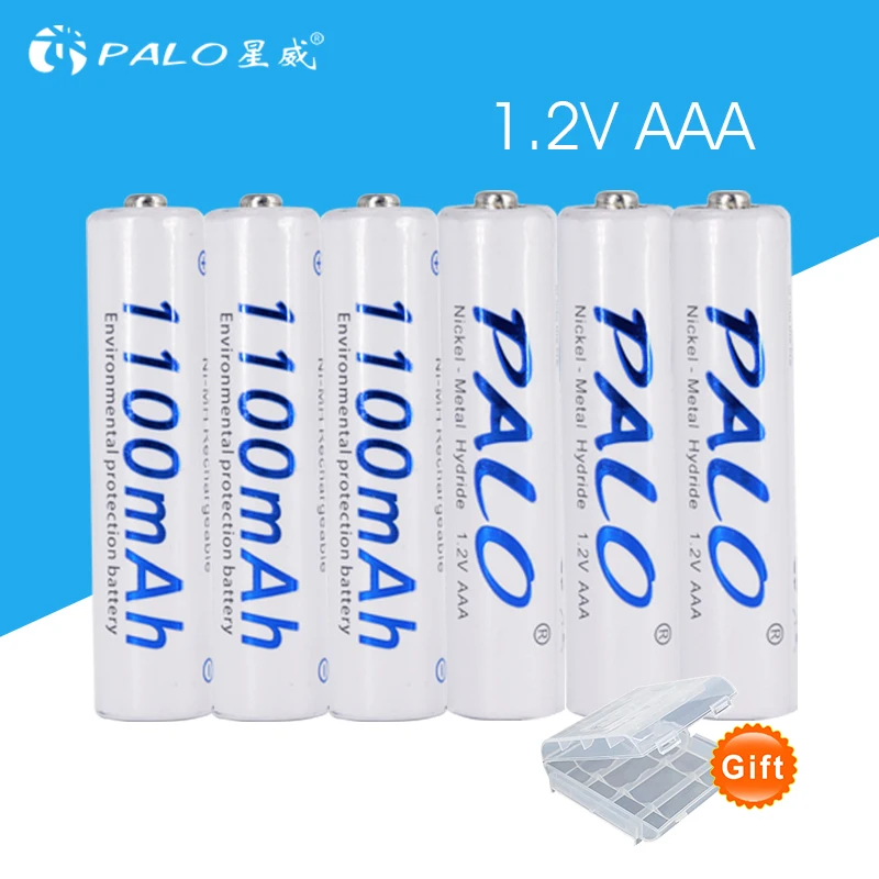 6 pcs 1100mAh 1.2v AAA rechargeable battery for LED light Toy placement battery for camera MP3 mp4 microphone
6 pcs 1100mAh 1.2v AAA rechargeable battery for LED light Toy placement battery for camera MP3 mp4 microphone
