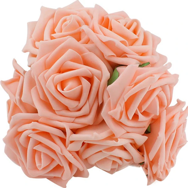 Декоративные цветы для дома 10 шт. 8 см 11 видов цветов из ПЭ пены искусственные розы