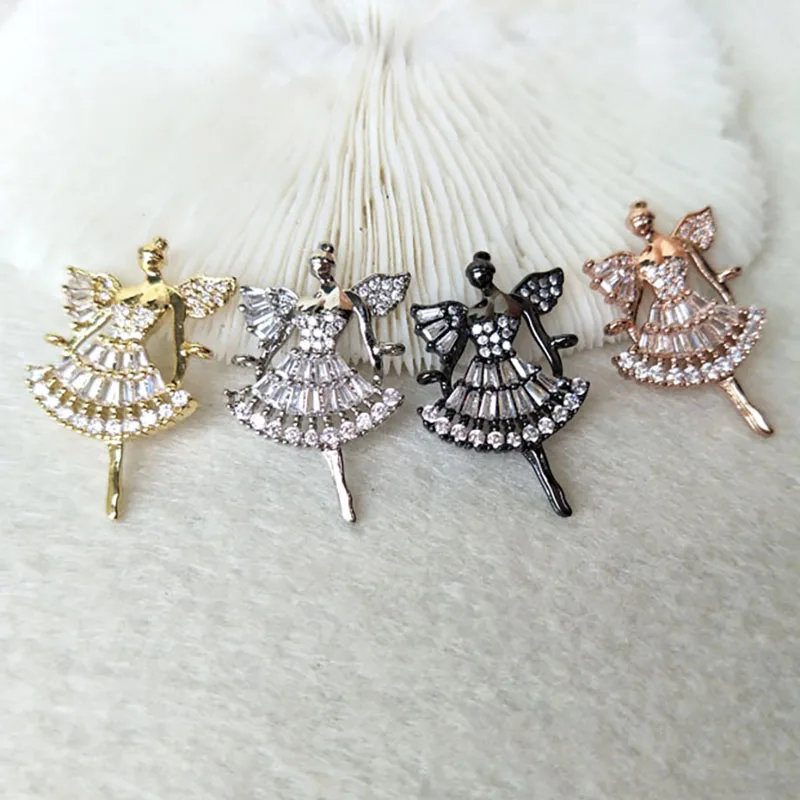 10pcs CZ zircon Micro Pave Connector,angel Double Bails Beads Charm,DIY Bracelet necklace Jewelry Finding CT294
10pcs CZ zircon Micro Pave Connector,angel Double Bails Beads Charm,DIY Bracelet necklace Jewelry Finding CT294
