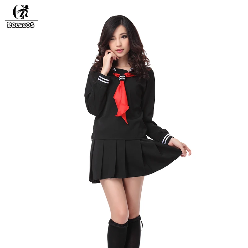 ROLECOS Brand New Anime Black Hell Girl Cosplay Costumes Japanese Sailor School Girl Uniforms Enma Ai Cosplay Costume Large Size
ROLECOS Brand New Anime Black Hell Girl Cosplay Costumes Japanese Sailor School Girl Uniforms Enma Ai Cosplay Costume Large Size