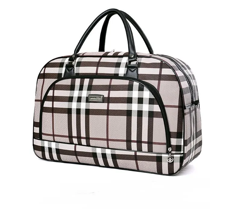 Leather Large Capacity Waterproof Print Luggage Travel Bags | Багаж и сумки