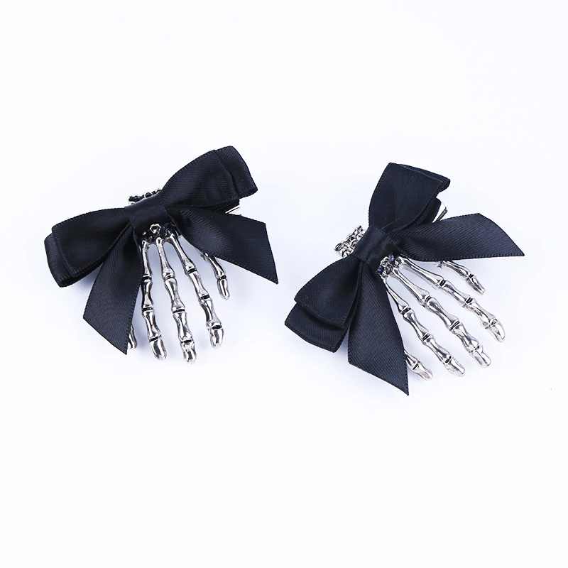 1 Piece Ribbon Bowknot Skull Hand Hair Clip for Women Girl Hair Hairpins Barrette Children Hair Accessories Punk Style Headwear
1 Piece Ribbon Bowknot Skull Hand Hair Clip for Women Girl Hair Hairpins Barrette Children Hair Accessories Punk Style Headwear