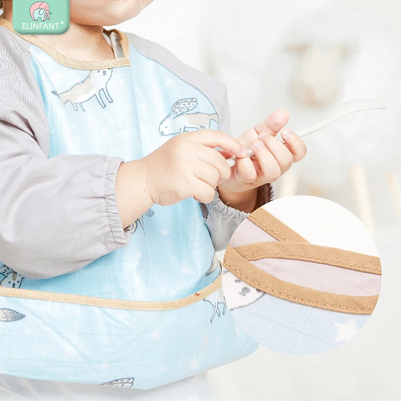 Elinfant Cartoon Children Bibs Waterproof Long Sleeve Art Apron Cartoon Smock Baby Toddler Baby Eating Clothes Bib
Elinfant Cartoon Children Bibs Waterproof Long Sleeve Art Apron Cartoon Smock Baby Toddler Baby Eating Clothes Bib