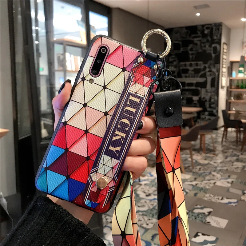 Чехол для Xiaomi Redmi Note 7 Mi 9 чехол телефона роскошный с ремешком на руку 5 8