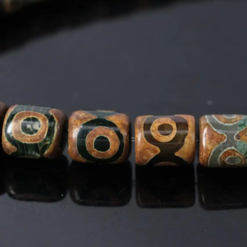 2Strands/lot of Green Antiquity Eyes Tibetan Dzi Column/Cylinder Beads Wholesale,Tibetan Onxy Dzi Beads DIY for Jewelry Making
2Strands/lot of Green Antiquity Eyes Tibetan Dzi Column/Cylinder Beads Wholesale,Tibetan Onxy Dzi Beads DIY for Jewelry Making