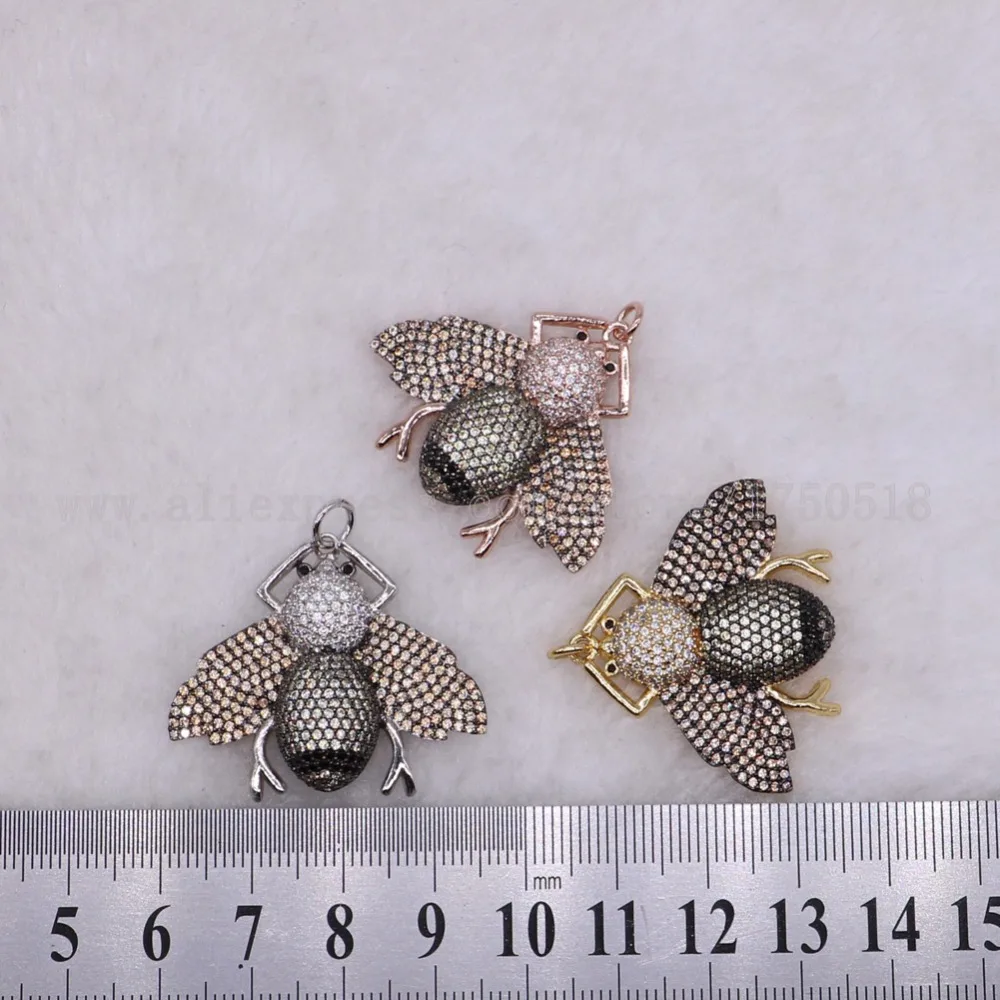 6 pieces Bee pendants for ladies bee charm for women jewelry making micro paved mix color pendants pets pendants bee beads 2685
6 pieces Bee pendants for ladies bee charm for women jewelry making micro paved mix color pendants pets pendants bee beads 2685