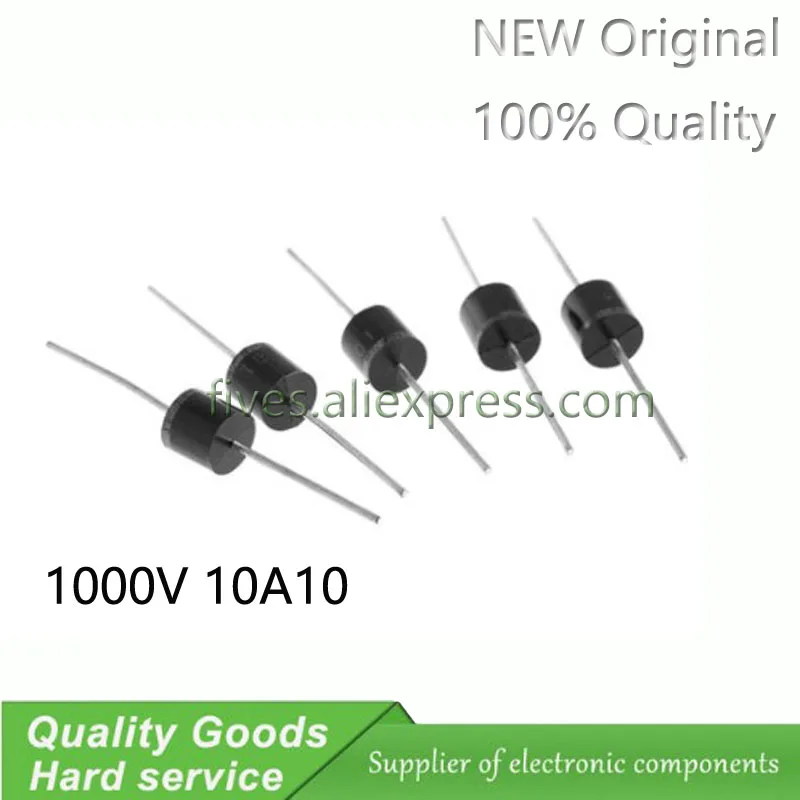 100pcs/lot 10A10 1000V 10A R-6 Axial Rectifier Diode 100% WARRANTY NEW ORIGINAL In Stock
100pcs/lot 10A10 1000V 10A R-6 Axial Rectifier Diode 100% WARRANTY NEW ORIGINAL In Stock