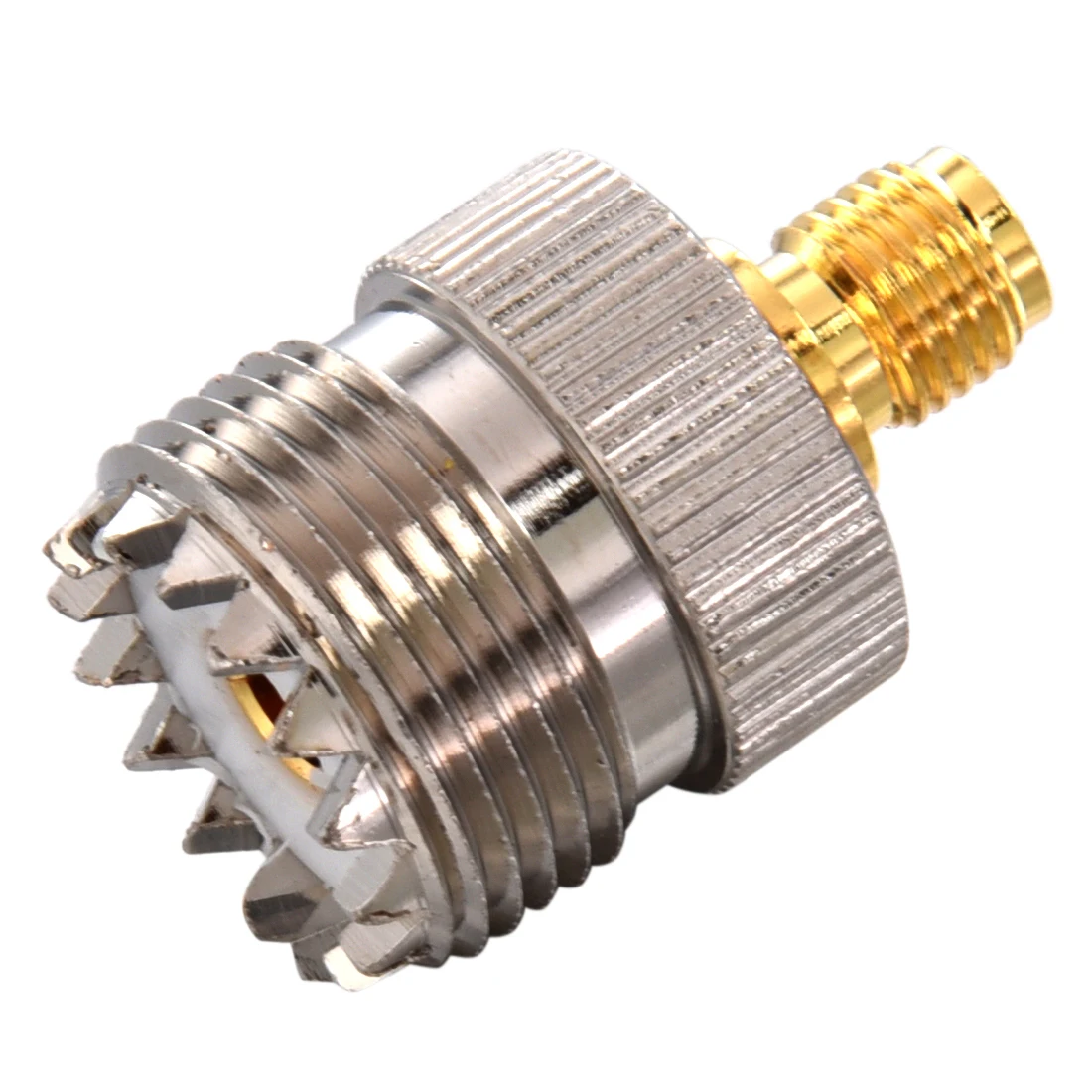 Высококачественный переходник UHF female SO-239 to SMA female alloy RF коаксиальный преобразователь
Высококачественный переходник UHF female SO-239 to SMA female alloy RF коаксиальный преобразователь