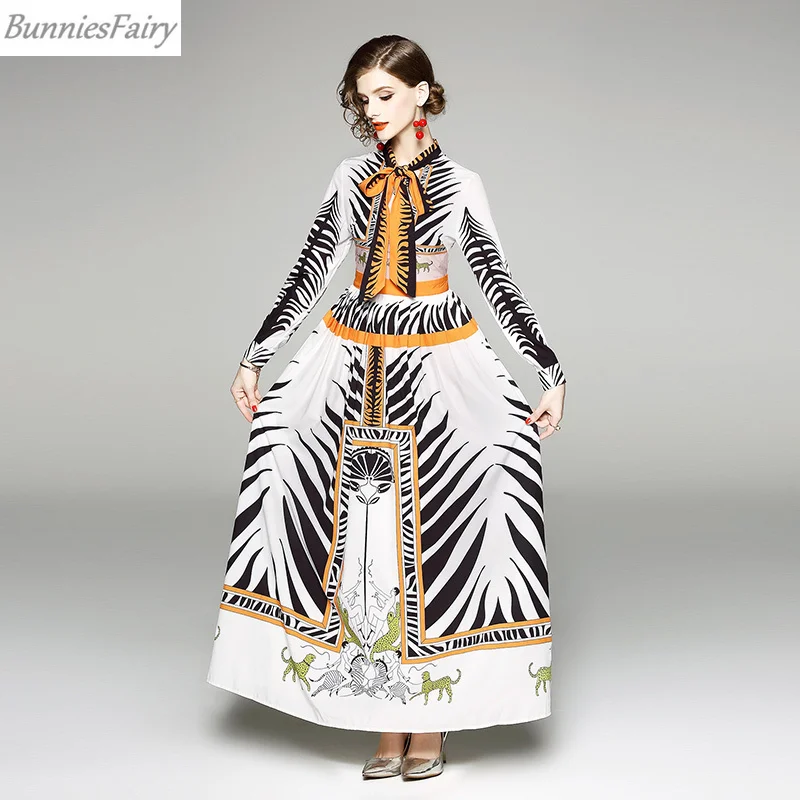 BunniesFairy 2018 Осеннее Новое Женское винтажное платье в стиле знаменитостей Ретро