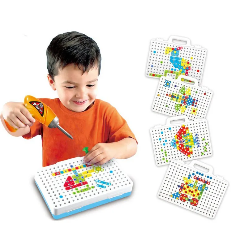 Children Toys Electric Drill Screws Blocks Assembled Blocks Baby Educational Kids Jigsaw Toy Gifts M09
Children Toys Electric Drill Screws Blocks Assembled Blocks Baby Educational Kids Jigsaw Toy Gifts M09