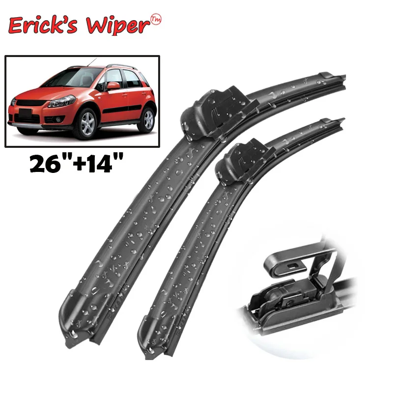 Erick's Wiper Front Wiper Blades For Suzuki SX4 2006 - 2018 Windshield Windscreen Front Window 26"+14"
Erick's Wiper Front Wiper Blades For Suzuki SX4 2006 - 2018 Windshield Windscreen Front Window 26"+14"