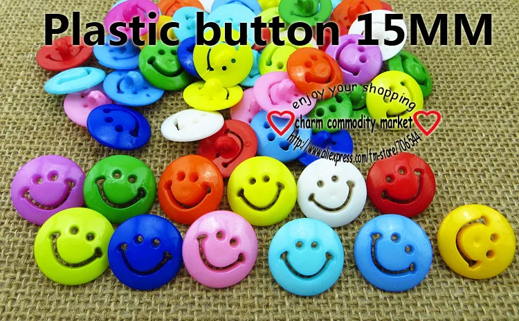 50PCS 15MM Colors/Single Dyed Plastic Smile Face Buttons Coat Boots Sewing Clothes Accessory P-116
50PCS 15MM Colors/Single Dyed Plastic Smile Face Buttons Coat Boots Sewing Clothes Accessory P-116