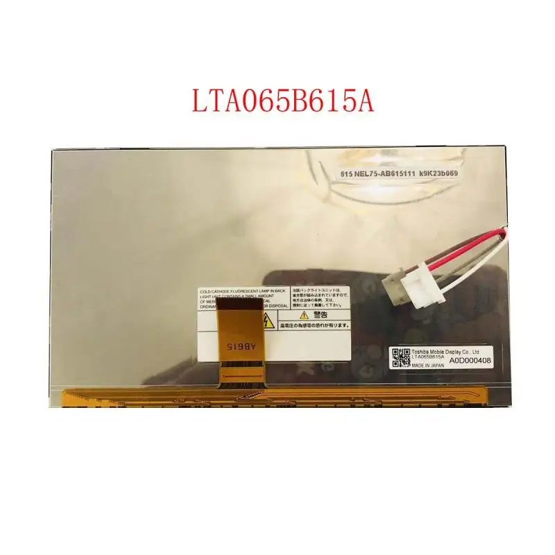 Original 6.5" LCD display LTA065B615A LTA065B615 screen for Car navigation audio system
Original 6.5" LCD display LTA065B615A LTA065B615 screen for Car navigation audio system