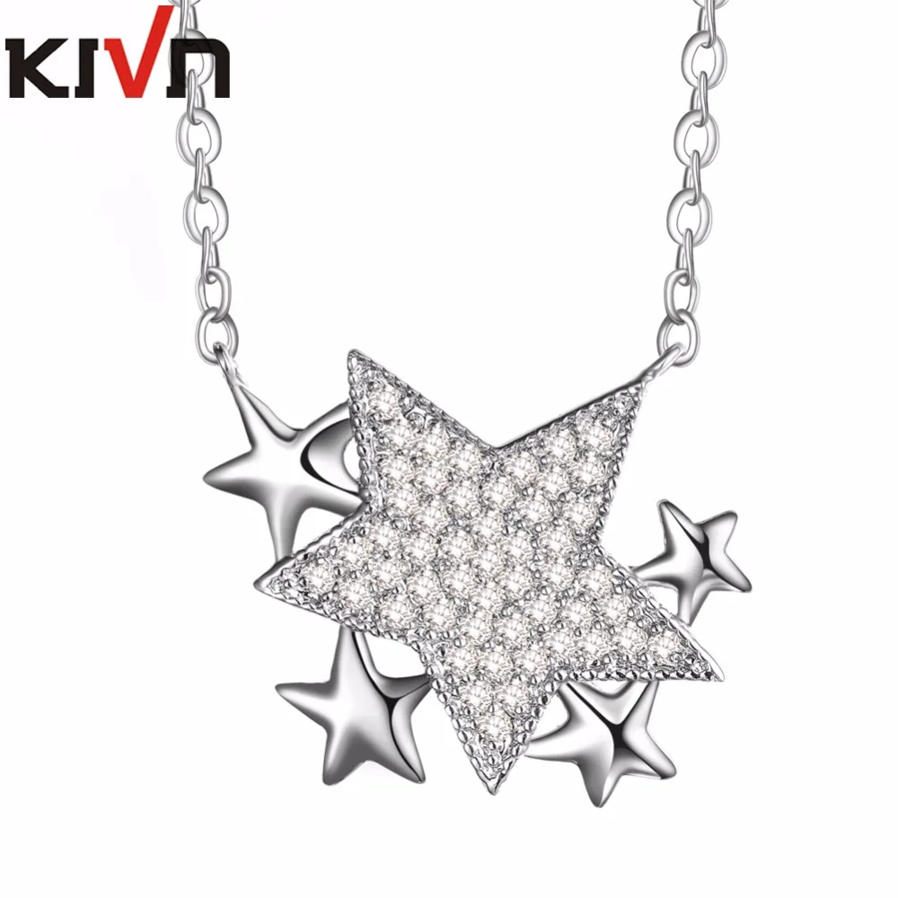 KIVN Fashion Jewelry Blue Stars Cubic Zirconia Womens Girls Bridal Wedding Pendant Necklace Christmas Mothers Day Birthday Gifts
KIVN Fashion Jewelry Blue Stars Cubic Zirconia Womens Girls Bridal Wedding Pendant Necklace Christmas Mothers Day Birthday Gifts