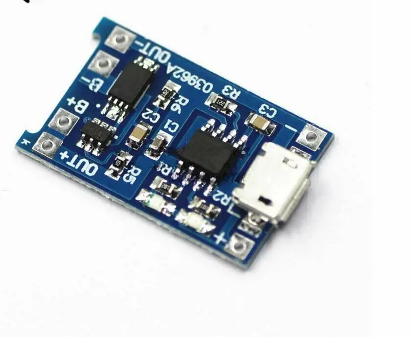 Micro USB 1A литий-ионная плата для зарядки аккумулятора 18650 литиевая зарядное устройство Модуль TP4056
Micro USB 1A литий-ионная плата для зарядки аккумулятора 18650 литиевая зарядное устройство Модуль TP4056