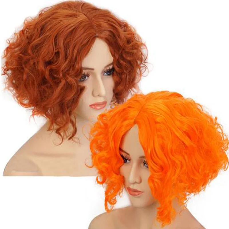 Alice in Wonderland Mad Hatter Tarrant Hightopp Orange Brown Wig Short Curly Cosplay Costume Wigs + Wig Cap
Alice in Wonderland Mad Hatter Tarrant Hightopp Orange Brown Wig Short Curly Cosplay Costume Wigs + Wig Cap