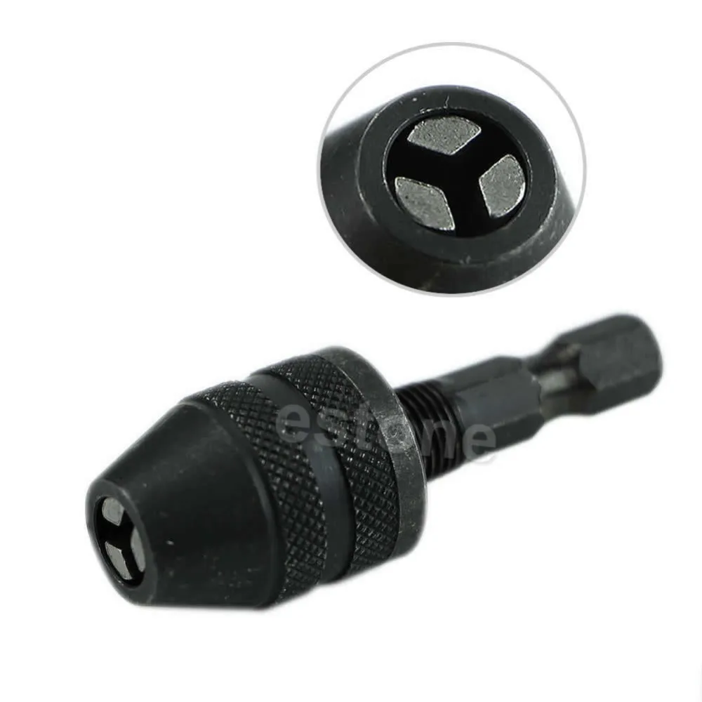 New 1/4 Snap In Hex Shank Keyless Electric Drill Chuck Conversion Clamp 0.3-3mm
New 1/4 Snap In Hex Shank Keyless Electric Drill Chuck Conversion Clamp 0.3-3mm