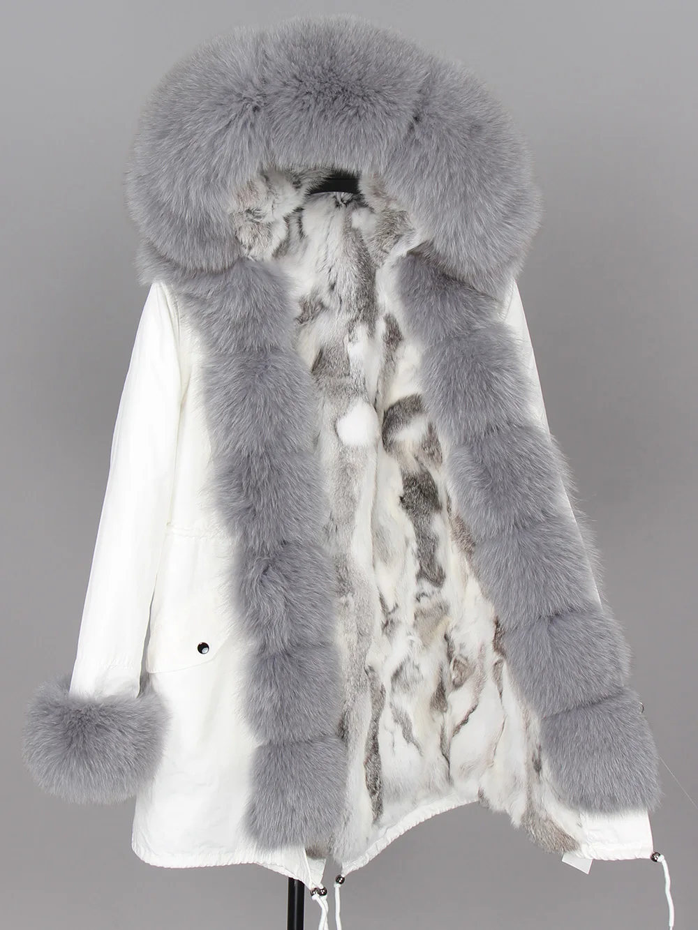maomaokong 2020 women's winter jackets Natural fur white cotton jacket winter female fur jacket park
maomaokong 2020 women's winter jackets Natural fur white cotton jacket winter female fur jacket park