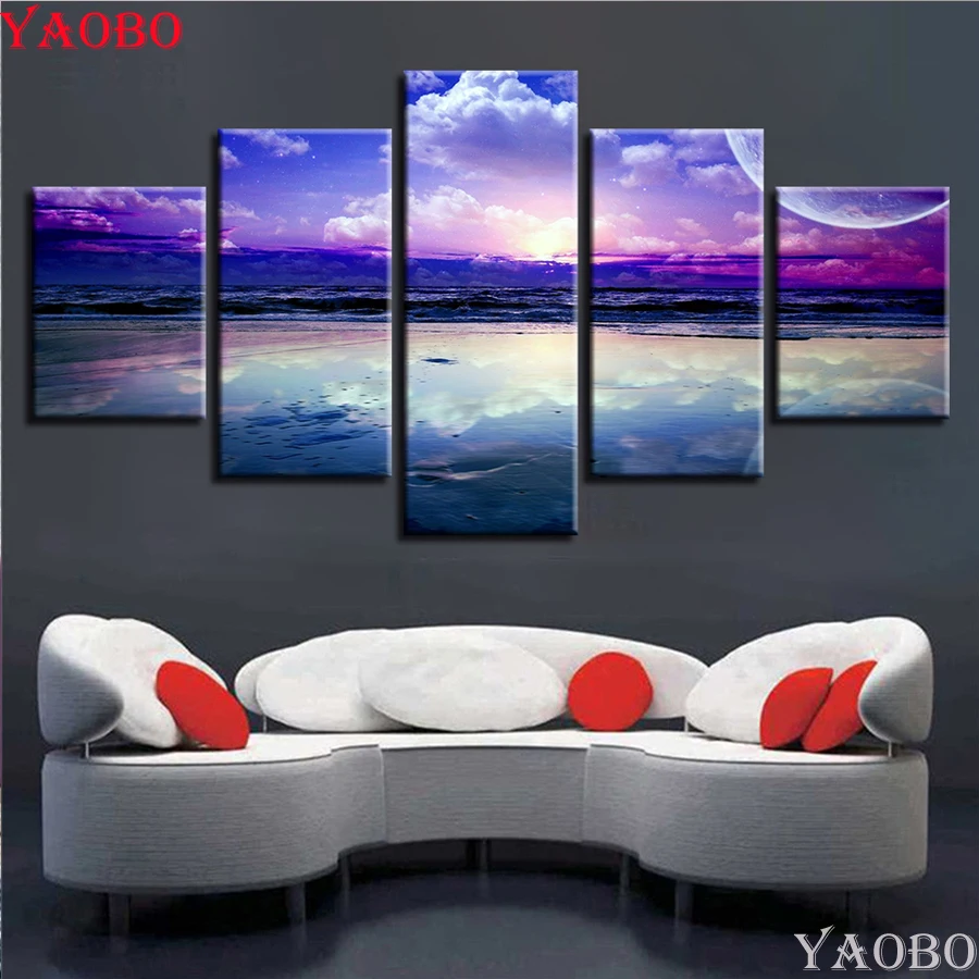5 pcs 5d diy diamond Painting Purple Skyline Clouds Seascape mosaic diamond picture of rhinestones Embroidery beads cross-stitch
5 pcs 5d diy diamond Painting Purple Skyline Clouds Seascape mosaic diamond picture of rhinestones Embroidery beads cross-stitch