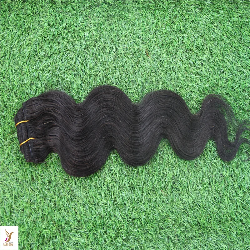 10-30" Jet Black Color Brazilian Virgin Body Wave Hair Weave 100% Double Weft Human Remy Extensions 6a |