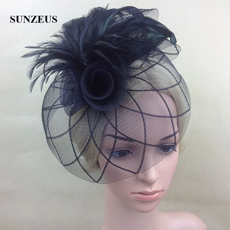 Black Tulle Bridal Hats Women's Hats with Feathers Flowers Fascinators for Women Elegant cappello sposa SH14
Black Tulle Bridal Hats Women's Hats with Feathers Flowers Fascinators for Women Elegant cappello sposa SH14