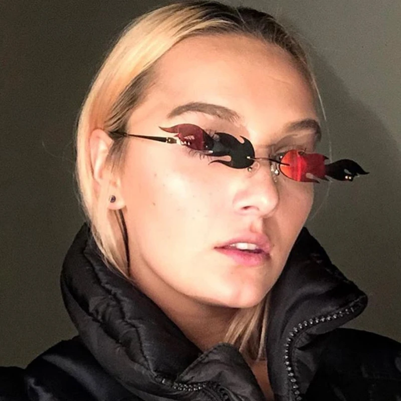 LongKeeper Vintage Rimless Sun Glasses Women New Brand Fire Flame Sunglasses Men Fashion Mirror Lens Eyewear UV400 Gafas De Sol
LongKeeper Vintage Rimless Sun Glasses Women New Brand Fire Flame Sunglasses Men Fashion Mirror Lens Eyewear UV400 Gafas De Sol