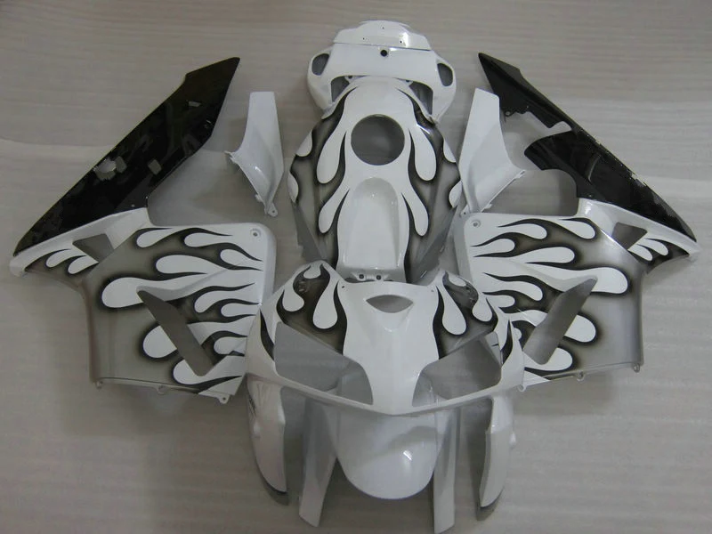 Injection mold motorcycle fairing kit for Honda CBR600RR 2005 2006 black flames white plastic fairings set CBR600 RR 05 06 XF25
Injection mold motorcycle fairing kit for Honda CBR600RR 2005 2006 black flames white plastic fairings set CBR600 RR 05 06 XF25