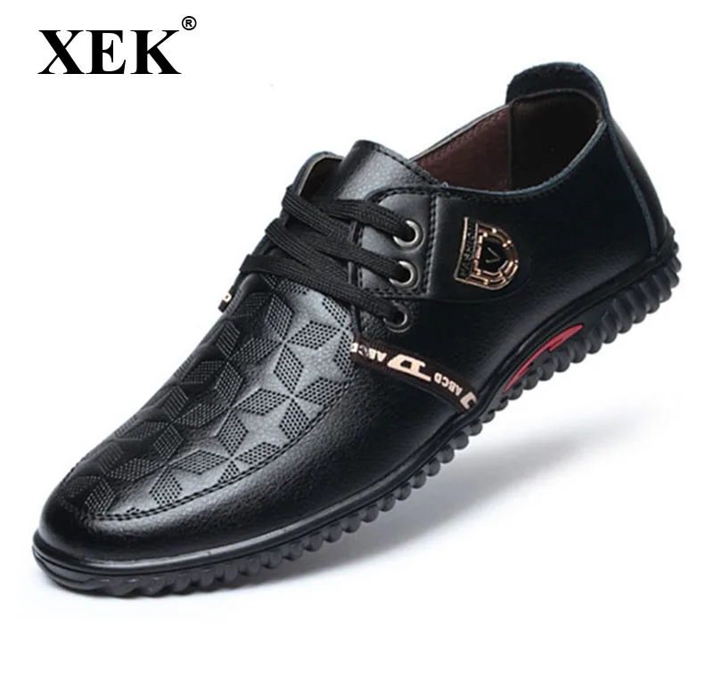 XEK 2018 Men Casual Shoes Spring Super Comfort Breathable Genuine Leather Fashion Mens Leisure Shoes for Driving ZLL196
XEK 2018 Men Casual Shoes Spring Super Comfort Breathable Genuine Leather Fashion Mens Leisure Shoes for Driving ZLL196