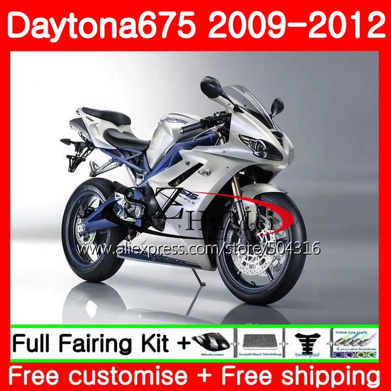 Injection For Triumph Daytona 675 09 10 11 12 Body 88SH2 Daytona675 09-12 blue Silver Daytona 675 2009 2010 2011 2012 Fairings
Injection For Triumph Daytona 675 09 10 11 12 Body 88SH2 Daytona675 09-12 blue Silver Daytona 675 2009 2010 2011 2012 Fairings