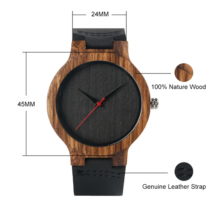 YISUYA Wood Watch Mens Minimalist Nature Bamboo Wooden Analog Quartz Wristwatch Fashion Casual Leather Handmade Creative Clock
YISUYA Wood Watch Mens Minimalist Nature Bamboo Wooden Analog Quartz Wristwatch Fashion Casual Leather Handmade Creative Clock