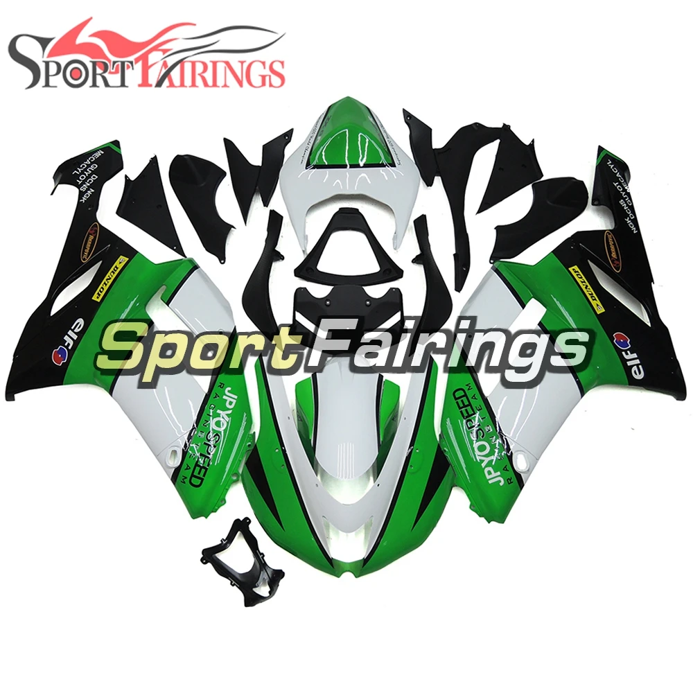 Полный комплект обтекателей для мотоцикла Kawasaki ZX6R ZX-6R Ninja 636 2007 2008 07 08, Обтекатели для кузова из АБС-пластика, зеленые, белые, черные
Полный комплект обтекателей для мотоцикла Kawasaki ZX6R ZX-6R Ninja 636 2007 2008 07 08, Обтекатели для кузова из АБС-пластика, зеленые, белые, черные
