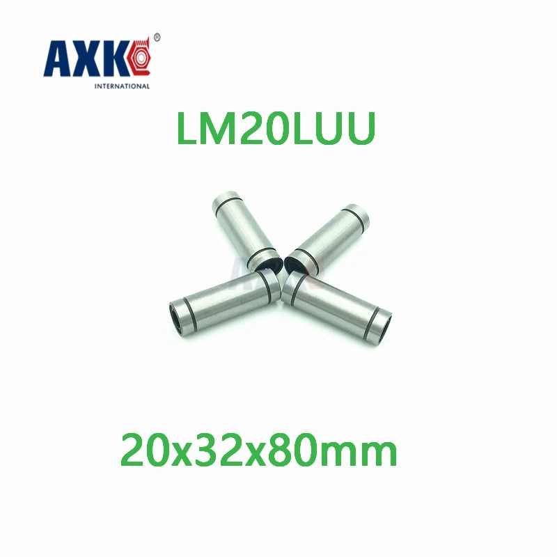 Axk 2 шт. Lm20luu длинный тип 20x32x80 мм 20 мм линейный шариковый подшипник линейные направляющие линейные оптические подшипники
Axk 2 шт. Lm20luu длинный тип 20x32x80 мм 20 мм линейный шариковый подшипник линейные направляющие линейные оптические подшипники