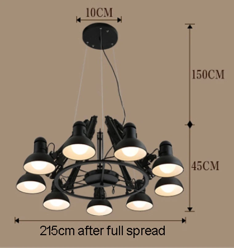 LED Spider Pendant Lamps Modern Pendant Lights Fixture Black White 6/9/12 Lamp Home Office Working Restaurant Hanging Drop Light
LED Spider Pendant Lamps Modern Pendant Lights Fixture Black White 6/9/12 Lamp Home Office Working Restaurant Hanging Drop Light