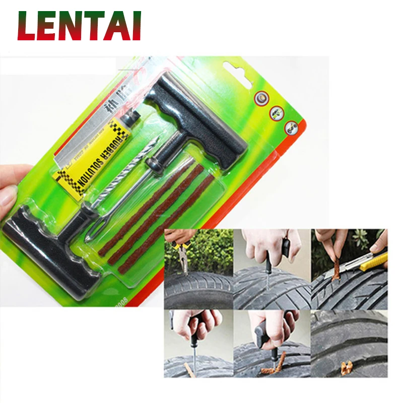 LENTAI 1Set Auto Car tubeless Tire Repair Tool Kit Tyre Puncture For Hyundai Solaris I30 creta IX25 Suzuki Swift SX4 Lada Vesta
LENTAI 1Set Auto Car tubeless Tire Repair Tool Kit Tyre Puncture For Hyundai Solaris I30 creta IX25 Suzuki Swift SX4 Lada Vesta