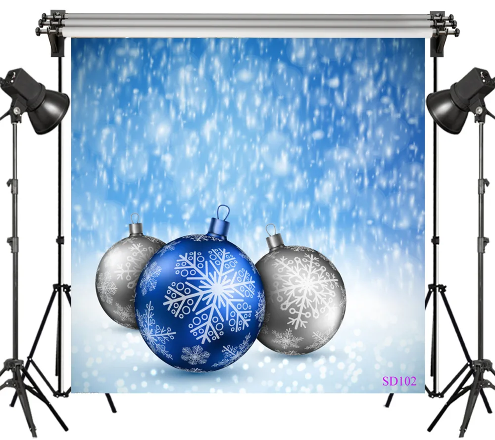 LB Polyester & Vinyl Christmas Snowflake Metal Decorative Ball Studio Backdrop Photography Photo Props Photographic Background
LB Polyester & Vinyl Christmas Snowflake Metal Decorative Ball Studio Backdrop Photography Photo Props Photographic Background