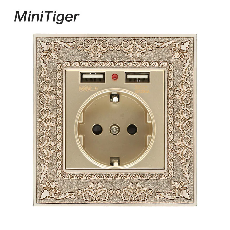 Розетка Minitiger 16А с USB
Розетка Minitiger 16А с USB