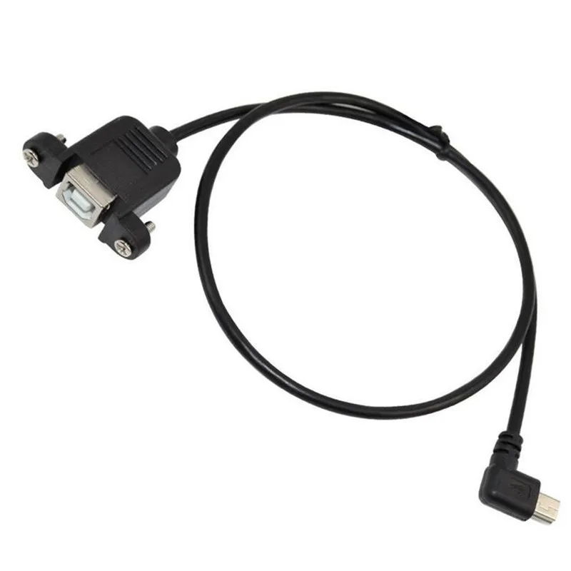 5 шт./лот 50 см USB 2 0 B женское Панельное крепление к Мини контактному прямоугольному